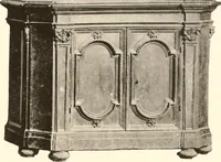An illustration from De luxe illustrated catalogue of the treasures and antiquities illustrating the golden age of Italian art, belonging to the famous expert and antiquarian, Signor Stefano Bardini, of Florence, Italy; (1918)