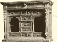 An illustration from De luxe illustrated catalogue of the treasures and antiquities illustrating the golden age of Italian art, belonging to the famous expert and antiquarian, Signor Stefano Bardini, of Florence, Italy; (1918)