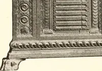 An illustration from De luxe illustrated catalogue of the treasures and antiquities illustrating the golden age of Italian art, belonging to the famous expert and antiquarian, Signor Stefano Bardini, of Florence, Italy; (1918)