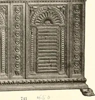 An illustration from De luxe illustrated catalogue of the treasures and antiquities illustrating the golden age of Italian art, belonging to the famous expert and antiquarian, Signor Stefano Bardini, of Florence, Italy; (1918)