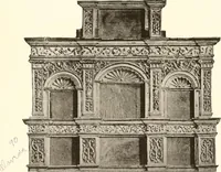An illustration from De luxe illustrated catalogue of the treasures and antiquities illustrating the golden age of Italian art, belonging to the famous expert and antiquarian, Signor Stefano Bardini, of Florence, Italy; (1918)