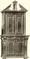 An illustration from De luxe illustrated catalogue of the treasures and antiquities illustrating the golden age of Italian art, belonging to the famous expert and antiquarian, Signor Stefano Bardini, of Florence, Italy; (1918)