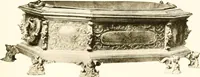An illustration from De luxe illustrated catalogue of the treasures and antiquities illustrating the golden age of Italian art, belonging to the famous expert and antiquarian, Signor Stefano Bardini, of Florence, Italy; (1918)