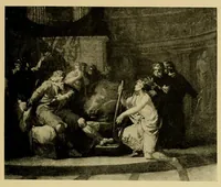 An illustration from De luxe illustrated catalogue of early American portraits : collected by Mr. Thomas B. Clarke. To be sold at unrestricted public sale by direction the owner ... on the evening of Jan. 7th, 1919. The sale will be conducted by Mr. Thomas E. Kirby of the American Art Association (1919)