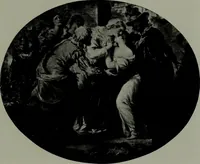 An illustration from De luxe illustrated catalogue of the notable art collection formed by the late George A. Hearn ... to be sold at unrestricted public sale, as directed by the terms of the will, Clarkson Cowl, Herbert Spencer Greims and George E. Schank, executors, on the afternoons and evenings at the places herein stated .. (1918)