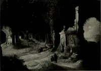 An illustration from De luxe illustrated catalogue of the notable art collection formed by the late George A. Hearn ... to be sold at unrestricted public sale, as directed by the terms of the will, Clarkson Cowl, Herbert Spencer Greims and George E. Schank, executors, on the afternoons and evenings at the places herein stated .. (1918)
