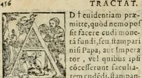 Picture 32 of 34 from De monetis et re nvmaria libri dvo: qvorvm primvs artem cvdendae monetae, secvndvs vero qvaestionvm monetariarvm decisiones continet. His accesservnt tractatvs varii atqve vtiles, necnon consilia, singvlaresqve additiones tam veterum, quàm neotericorum authorum, qui de monetis... scripserunt .. (1591), leaf 453