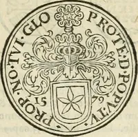 An illustration from De monetis et re nvmaria libri dvo: qvorvm primvs artem cvdendae monetae, secvndvs vero qvaestionvm monetariarvm decisiones continet. His accesservnt tractatvs varii atqve vtiles, necnon consilia, singvlaresqve additiones tam veterum, quàm neotericorum authorum, qui de monetis... scripserunt .. (1591)
