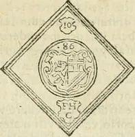 An illustration from De monetis et re nvmaria libri dvo: qvorvm primvs artem cvdendae monetae, secvndvs vero qvaestionvm monetariarvm decisiones continet. His accesservnt tractatvs varii atqve vtiles, necnon consilia, singvlaresqve additiones tam veterum, quàm neotericorum authorum, qui de monetis... scripserunt .. (1591)