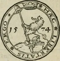 An illustration from De monetis et re nvmaria libri dvo: qvorvm primvs artem cvdendae monetae, secvndvs vero qvaestionvm monetariarvm decisiones continet. His accesservnt tractatvs varii atqve vtiles, necnon consilia, singvlaresqve additiones tam veterum, quàm neotericorum authorum, qui de monetis... scripserunt .. (1591)
