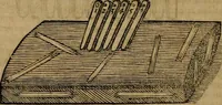 An illustration from De monetis, et re nvmaria, libri dvo... His accesservnt tractatuvs varii ... necnon consilia ... tam veterum quàm neotericorum authorum, qui de monetis ... scripserunt .. (1591)