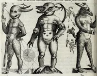 Picture 25 of 26 from De monstrorum caussis, natura, et differentiis libri duo : in quibus ex rei natura monstrorum historiae, caussae, generationes, & differentiae plurimae a sapientibus intactae : cum generatim & in plantarum, & belluarum genere, tum seorsum in humana specie tractantur : multis illustrium autorum locis difficillimis explanatis de masculo parturiente, de feminis in viros mutatis, de hermaphroditorum natura, de dissimilium specierum : venere prolifica, de castratorum fecunditate, depuero lapidescente, de anomantis aurea parte, alijsque admirabilibus (1634), leaf 298