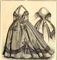 Picture 21 of 64 from Demorest's illustrated monthly and Mme Demorest's mirror of fashions, 1865 April (1865), leaf 10