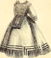 An illustration from Demorest's illustrated monthly and Mme Demorest's mirror of fashions, 1865 April (1865)