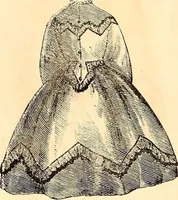 An illustration from Demorest's illustrated monthly and Mme Demorest's mirror of fashions, 1865 April (1865)