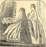 An illustration from Demorest's illustrated monthly and Mme Demorest's mirror of fashions, 1865 April (1865)
