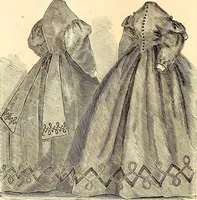 Picture 18 of 64 from Demorest's illustrated monthly and Mme Demorest's mirror of fashions, 1865 April (1865), leaf 9