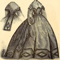 An illustration from Demorest's illustrated monthly and Mme Demorest's mirror of fashions, 1865 April (1865)