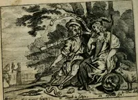 An illustration from Den alderheijlichsten naem voor een nieu-jaer-gift geschoncken aen de ionckheyt, gehoude, weduwen, geestelyke (1647)