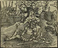 Picture 54 of 167 from Den Bibel, met grooter neersticheyt gecorrigeert : eñ op die canten gheset den ouderdom der werelt : ende hoe lange die gheschiedenissen ende historien der Bibelen elck int zijn voor Christus gheboorte gheweest zijn : ende daer bi vergadert wt fasciculus temporum, ende wt dye cronike va alder werelt, die principael historie der machtiger heydenscher conincrijcke, daer die heylige scrift oock dickwils af vermaent, tot een claerder verstant der Bibelscher historien : ende oock een onderscheyt der tijden te hebben (1535), leaf 175