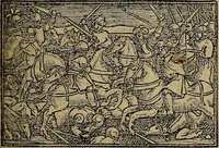 Picture 62 of 167 from Den Bibel, met grooter neersticheyt gecorrigeert : eñ op die canten gheset den ouderdom der werelt : ende hoe lange die gheschiedenissen ende historien der Bibelen elck int zijn voor Christus gheboorte gheweest zijn : ende daer bi vergadert wt fasciculus temporum, ende wt dye cronike va alder werelt, die principael historie der machtiger heydenscher conincrijcke, daer die heylige scrift oock dickwils af vermaent, tot een claerder verstant der Bibelscher historien : ende oock een onderscheyt der tijden te hebben (1535), leaf 192