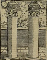 Picture 73 of 167 from Den Bibel, met grooter neersticheyt gecorrigeert : eñ op die canten gheset den ouderdom der werelt : ende hoe lange die gheschiedenissen ende historien der Bibelen elck int zijn voor Christus gheboorte gheweest zijn : ende daer bi vergadert wt fasciculus temporum, ende wt dye cronike va alder werelt, die principael historie der machtiger heydenscher conincrijcke, daer die heylige scrift oock dickwils af vermaent, tot een claerder verstant der Bibelscher historien : ende oock een onderscheyt der tijden te hebben (1535), leaf 231