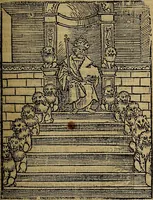 Picture 75 of 167 from Den Bibel, met grooter neersticheyt gecorrigeert : eñ op die canten gheset den ouderdom der werelt : ende hoe lange die gheschiedenissen ende historien der Bibelen elck int zijn voor Christus gheboorte gheweest zijn : ende daer bi vergadert wt fasciculus temporum, ende wt dye cronike va alder werelt, die principael historie der machtiger heydenscher conincrijcke, daer die heylige scrift oock dickwils af vermaent, tot een claerder verstant der Bibelscher historien : ende oock een onderscheyt der tijden te hebben (1535), leaf 236