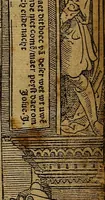 An illustration from Den Bibel, met grooter neersticheyt gecorrigeert : eñ op die canten gheset den ouderdom der werelt : ende hoe lange die gheschiedenissen ende historien der Bibelen elck int zijn voor Christus gheboorte gheweest zijn : ende daer bi vergadert wt fasciculus temporum, ende wt dye cronike va alder werelt, die principael historie der machtiger heydenscher conincrijcke, daer die heylige scrift oock dickwils af vermaent, tot een claerder verstant der Bibelscher historien : ende oock een onderscheyt der tijden te hebben (1535)