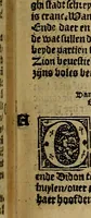 Picture 93 of 167 from Den Bibel, met grooter neersticheyt gecorrigeert : eñ op die canten gheset den ouderdom der werelt : ende hoe lange die gheschiedenissen ende historien der Bibelen elck int zijn voor Christus gheboorte gheweest zijn : ende daer bi vergadert wt fasciculus temporum, ende wt dye cronike va alder werelt, die principael historie der machtiger heydenscher conincrijcke, daer die heylige scrift oock dickwils af vermaent, tot een claerder verstant der Bibelscher historien : ende oock een onderscheyt der tijden te hebben (1535), leaf 422