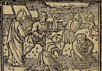 Picture 28 of 167 from Den Bibel, met grooter neersticheyt gecorrigeert : eñ op die canten gheset den ouderdom der werelt : ende hoe lange die gheschiedenissen ende historien der Bibelen elck int zijn voor Christus gheboorte gheweest zijn : ende daer bi vergadert wt fasciculus temporum, ende wt dye cronike va alder werelt, die principael historie der machtiger heydenscher conincrijcke, daer die heylige scrift oock dickwils af vermaent, tot een claerder verstant der Bibelscher historien : ende oock een onderscheyt der tijden te hebben (1535), leaf 54