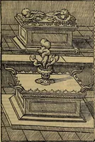 Picture 29 of 167 from Den Bibel, met grooter neersticheyt gecorrigeert : eñ op die canten gheset den ouderdom der werelt : ende hoe lange die gheschiedenissen ende historien der Bibelen elck int zijn voor Christus gheboorte gheweest zijn : ende daer bi vergadert wt fasciculus temporum, ende wt dye cronike va alder werelt, die principael historie der machtiger heydenscher conincrijcke, daer die heylige scrift oock dickwils af vermaent, tot een claerder verstant der Bibelscher historien : ende oock een onderscheyt der tijden te hebben (1535), leaf 64