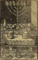 Picture 32 of 167 from Den Bibel, met grooter neersticheyt gecorrigeert : eñ op die canten gheset den ouderdom der werelt : ende hoe lange die gheschiedenissen ende historien der Bibelen elck int zijn voor Christus gheboorte gheweest zijn : ende daer bi vergadert wt fasciculus temporum, ende wt dye cronike va alder werelt, die principael historie der machtiger heydenscher conincrijcke, daer die heylige scrift oock dickwils af vermaent, tot een claerder verstant der Bibelscher historien : ende oock een onderscheyt der tijden te hebben (1535), leaf 70