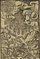 Picture 151 of 167 from Den Bibel, met grooter neersticheyt gecorrigeert : eñ op die canten gheset den ouderdom der werelt : ende hoe lange die gheschiedenissen ende historien der Bibelen elck int zijn voor Christus gheboorte gheweest zijn : ende daer bi vergadert wt fasciculus temporum, ende wt dye cronike va alder werelt, die principael historie der machtiger heydenscher conincrijcke, daer die heylige scrift oock dickwils af vermaent, tot een claerder verstant der Bibelscher historien : ende oock een onderscheyt der tijden te hebben (1535), leaf 876