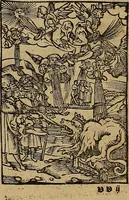 Picture 162 of 167 from Den Bibel, met grooter neersticheyt gecorrigeert : eñ op die canten gheset den ouderdom der werelt : ende hoe lange die gheschiedenissen ende historien der Bibelen elck int zijn voor Christus gheboorte gheweest zijn : ende daer bi vergadert wt fasciculus temporum, ende wt dye cronike va alder werelt, die principael historie der machtiger heydenscher conincrijcke, daer die heylige scrift oock dickwils af vermaent, tot een claerder verstant der Bibelscher historien : ende oock een onderscheyt der tijden te hebben (1535), leaf 882