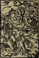 Picture 163 of 167 from Den Bibel, met grooter neersticheyt gecorrigeert : eñ op die canten gheset den ouderdom der werelt : ende hoe lange die gheschiedenissen ende historien der Bibelen elck int zijn voor Christus gheboorte gheweest zijn : ende daer bi vergadert wt fasciculus temporum, ende wt dye cronike va alder werelt, die principael historie der machtiger heydenscher conincrijcke, daer die heylige scrift oock dickwils af vermaent, tot een claerder verstant der Bibelscher historien : ende oock een onderscheyt der tijden te hebben (1535), leaf 883