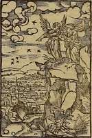 Picture 167 of 167 from Den Bibel, met grooter neersticheyt gecorrigeert : eñ op die canten gheset den ouderdom der werelt : ende hoe lange die gheschiedenissen ende historien der Bibelen elck int zijn voor Christus gheboorte gheweest zijn : ende daer bi vergadert wt fasciculus temporum, ende wt dye cronike va alder werelt, die principael historie der machtiger heydenscher conincrijcke, daer die heylige scrift oock dickwils af vermaent, tot een claerder verstant der Bibelscher historien : ende oock een onderscheyt der tijden te hebben (1535), leaf 886