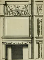 An illustration from Den doorluchtigen hooghgeboren vorst eñ heere Wilhem Henrick, van Gods genade Prince van Orange, werden dese afbeeldingen, van weinighe schoorsteen-wercken, meest ten bevele vande doorl. hooghgeborene Zijne Hooch.ts Heeren grootvader, vader en vrouw grootmoeder (1655)