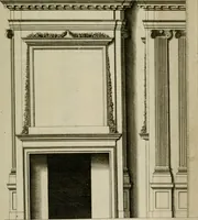 An illustration from Den doorluchtigen hooghgeboren vorst eñ heere Wilhem Henrick, van Gods genade Prince van Orange, werden dese afbeeldingen, van weinighe schoorsteen-wercken, meest ten bevele vande doorl. hooghgeborene Zijne Hooch.ts Heeren grootvader, vader en vrouw grootmoeder (1655)