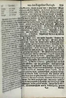 An illustration from Den Engelsen en Munstersen oorlogh t'egen de Vrye Vereenighde Nederlanden : beginnede in den jare 1664 en eyndigende met het sluyten van de vrede tot Breda, anno 1667, in 't kort beschreven : met de autenthijcke stucken en brieven van die geene, die den oorlogh en vredehandel self hebben by gewoont : nebens een inleydingh bevattende de ballinghschap en herstellingh van den tegenwoordigen Koningh van Engelandt (1668)