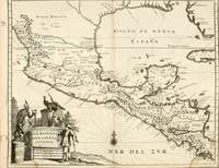 Picture 63 of 130 from De nieuwe en onbekende weereld, of, Beschryving van America en 't zuid-land : vervaetende d'oorsprong der Americaenen en zuid-landers, gedenkwaerdige togten derwaerds, gelegendheid der vaste kusten, eilanden, steden, sterkten, dorpen, tempels, bergen, fonteinen, stroomen, huisen, de natuur van beesten, boomen, planten en vreemde gewasschen, Gods-dienst en zeden, wonderlijke voorvallen, vereeuwde en nieuwe oorlogen: verciert met af-beeldsels na 't leven in America gemaekt, (1671), leaf 283