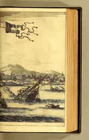 An illustration from De Nieuwe en onbekende Weereld: of Beschryving van America en 't Zuid-Land, : vervaetende d'oorsprong der Americænen en Zuid-Landers, gedenkwaerdige togten derwaerds, gelegendheid der vaste kusten, eilanden, steden, sterkten, dorpen, tempels, bergen, fonteinen, stroomen, huisen, de natuur van beesten, boomen, planten en vreemde gewasschen, gods-dienst en zeden, wonderlijke voorvallen, vereeuwde en nieuwe oorloogen: Verciert met af-beeldsels na 't leven in America gemaekt, (1671)