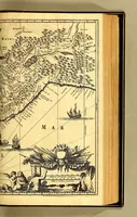 An illustration from De Nieuwe en onbekende Weereld: of Beschryving van America en 't Zuid-Land, : vervaetende d'oorsprong der Americænen en Zuid-Landers, gedenkwaerdige togten derwaerds, gelegendheid der vaste kusten, eilanden, steden, sterkten, dorpen, tempels, bergen, fonteinen, stroomen, huisen, de natuur van beesten, boomen, planten en vreemde gewasschen, gods-dienst en zeden, wonderlijke voorvallen, vereeuwde en nieuwe oorloogen: Verciert met af-beeldsels na 't leven in America gemaekt, (1671)
