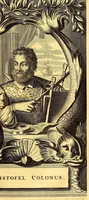 Picture 2 of 63 from De Nieuwe en onbekende Weereld: of Beschryving van America en 't Zuid-Land, : vervaetende d'oorsprong der Americænen en Zuid-Landers, gedenkwaerdige togten derwaerds, gelegendheid der vaste kusten, eilanden, steden, sterkten, dorpen, tempels, bergen, fonteinen, stroomen, huisen, de natuur van beesten, boomen, planten en vreemde gewasschen, gods-dienst en zeden, wonderlijke voorvallen, vereeuwde en nieuwe oorloogen: Verciert met af-beeldsels na 't leven in America gemaekt, (1671), leaf 59