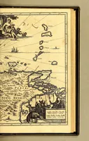 An illustration from De Nieuwe en onbekende Weereld: of Beschryving van America en 't Zuid-Land, : vervaetende d'oorsprong der Americænen en Zuid-Landers, gedenkwaerdige togten derwaerds, gelegendheid der vaste kusten, eilanden, steden, sterkten, dorpen, tempels, bergen, fonteinen, stroomen, huisen, de natuur van beesten, boomen, planten en vreemde gewasschen, gods-dienst en zeden, wonderlijke voorvallen, vereeuwde en nieuwe oorloogen: Verciert met af-beeldsels na 't leven in America gemaekt, (1671)