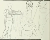 An illustration from Denkmäler des klassischen Altertums, zur Erläuterung des Lebens der Griechen und Römer in Religion, Kunst und Sitte (1887)