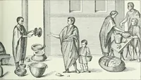 An illustration from Denkmäler des klassischen Altertums, zur Erläuterung des Lebens der Griechen und Römer in Religion, Kunst und Sitte (1887)