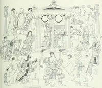 An illustration from Denkmäler des klassischen Altertums, zur Erläuterung des Lebens der Griechen und Römer in Religion, Kunst und Sitte (1887)