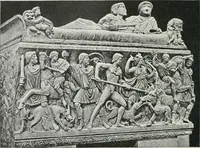 An illustration from Denkmäler des klassischen Altertums, zur Erläuterung des Lebens der Griechen und Römer in Religion, Kunst und Sitte (1887)