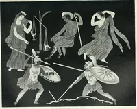 An illustration from Denkmäler des klassischen Altertums, zur Erläuterung des Lebens der Griechen und Römer in Religion, Kunst und Sitte (1887)