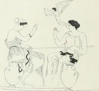 An illustration from Denkmäler des klassischen Altertums, zur Erläuterung des Lebens der Griechen und Römer in Religion, Kunst und Sitte (1887)